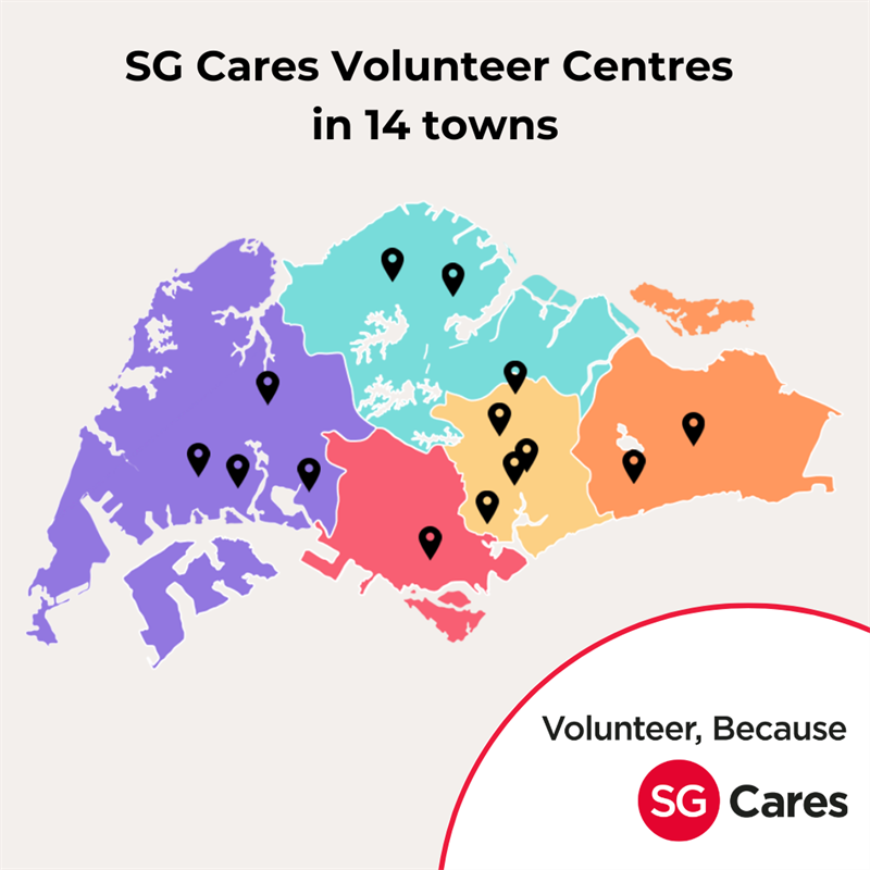 SG Cares VCs Map SG Cares VCs Map
