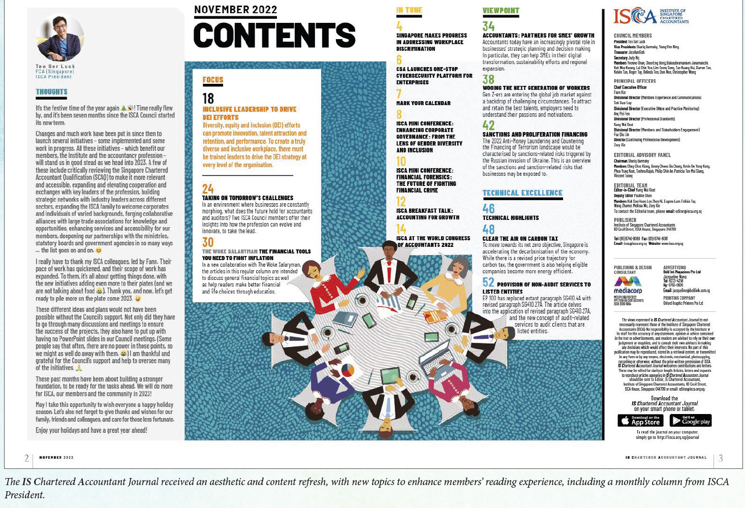 ISCA Journal Spread