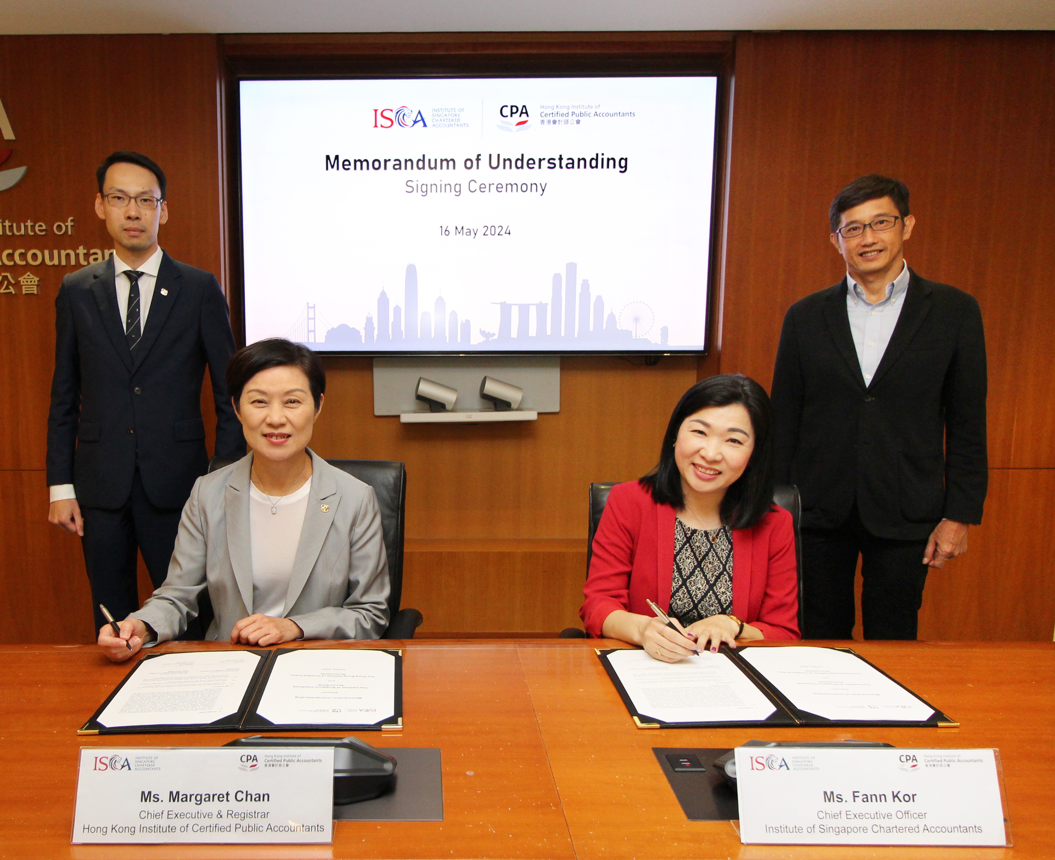 ISCAxHKICPA MOU Signing ISCAxHKICPA MOU Signing