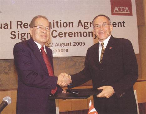 2005: Mutual Recognition Agreement with the Association of Chartered Certified Accountants