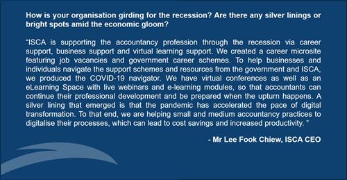 CEO's quote on Views From the Top Preparing for Recession