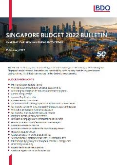 BDO Budget 2022