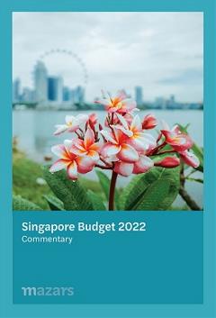 Mazars Singapore Budget 2022 Cover_
