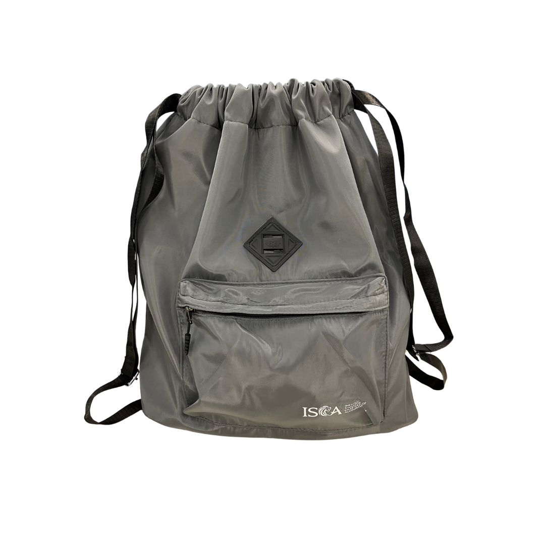 Endurance Multi-Compartment Drawstring Backpack (Available in black & grey colour) (2)