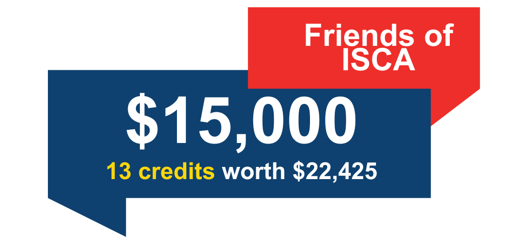 2026 Sponsorship - Friends of ISCA - 13 CREDITS