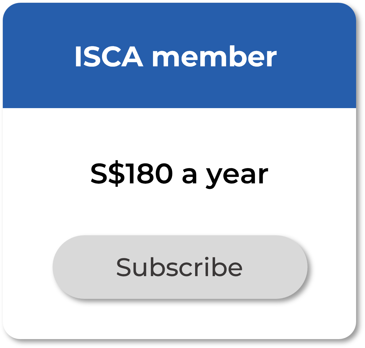 ISCA member